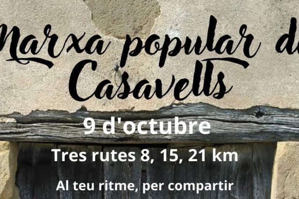 Cartell de la marxa de Casavells