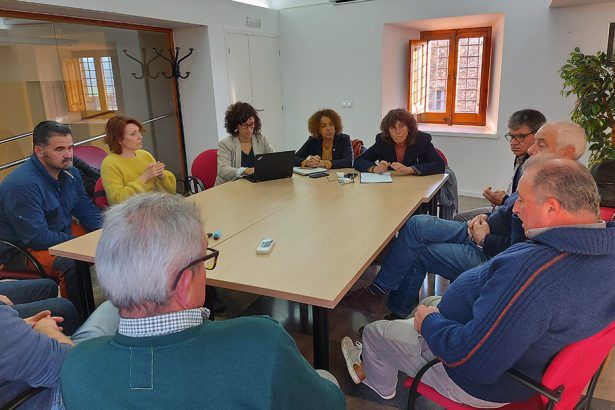 Un moment de la reunió