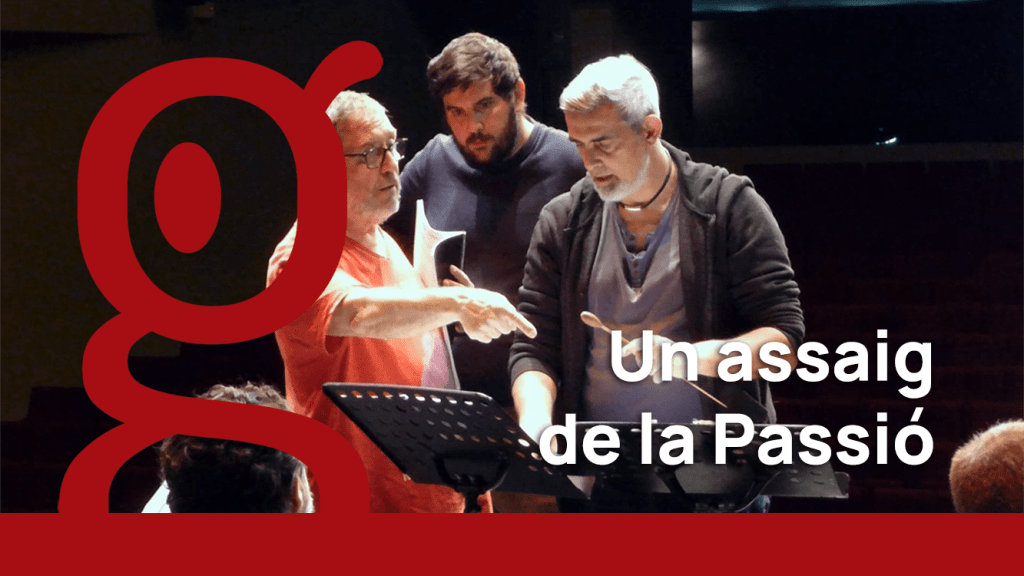 Un assaig de la Passió