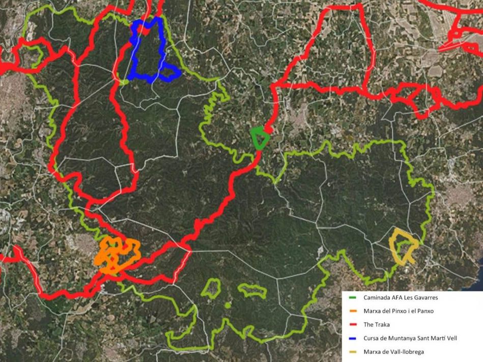 Mapa de recorreguts