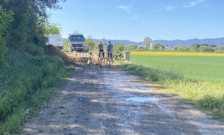 Els efectes de la fuita al camí de Castell d'Empordà