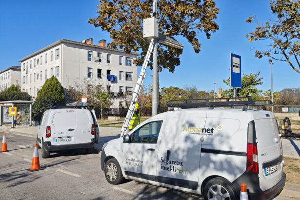 Instal·lació de la càmera