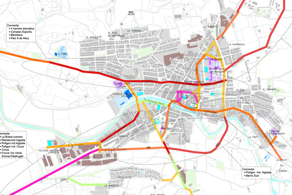 Mapa de rutes