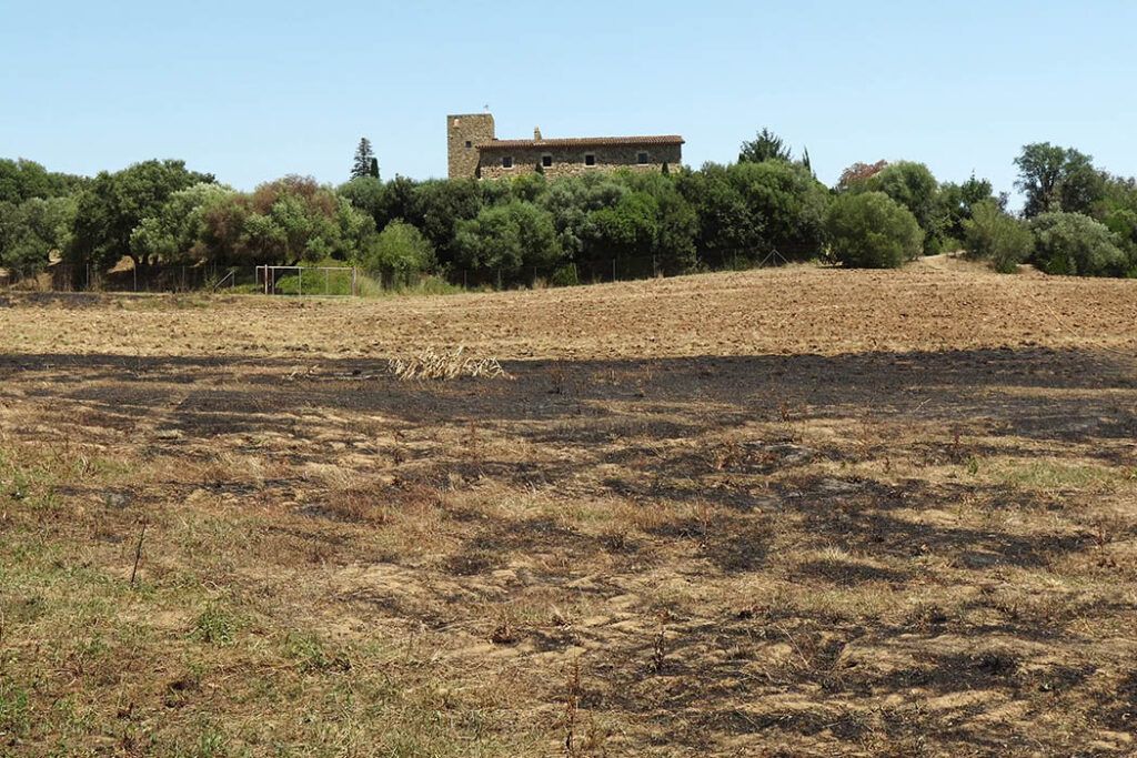 Un camp cremat
