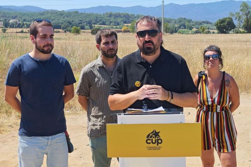 Roda de premsa de la CUP